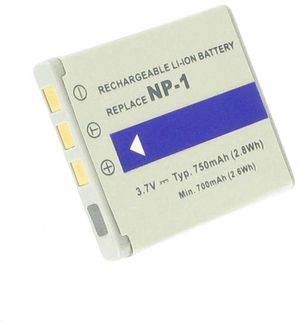 Kompatibelt med Minolta Dimage X1, 3.6V (3.7V), 750 mAh