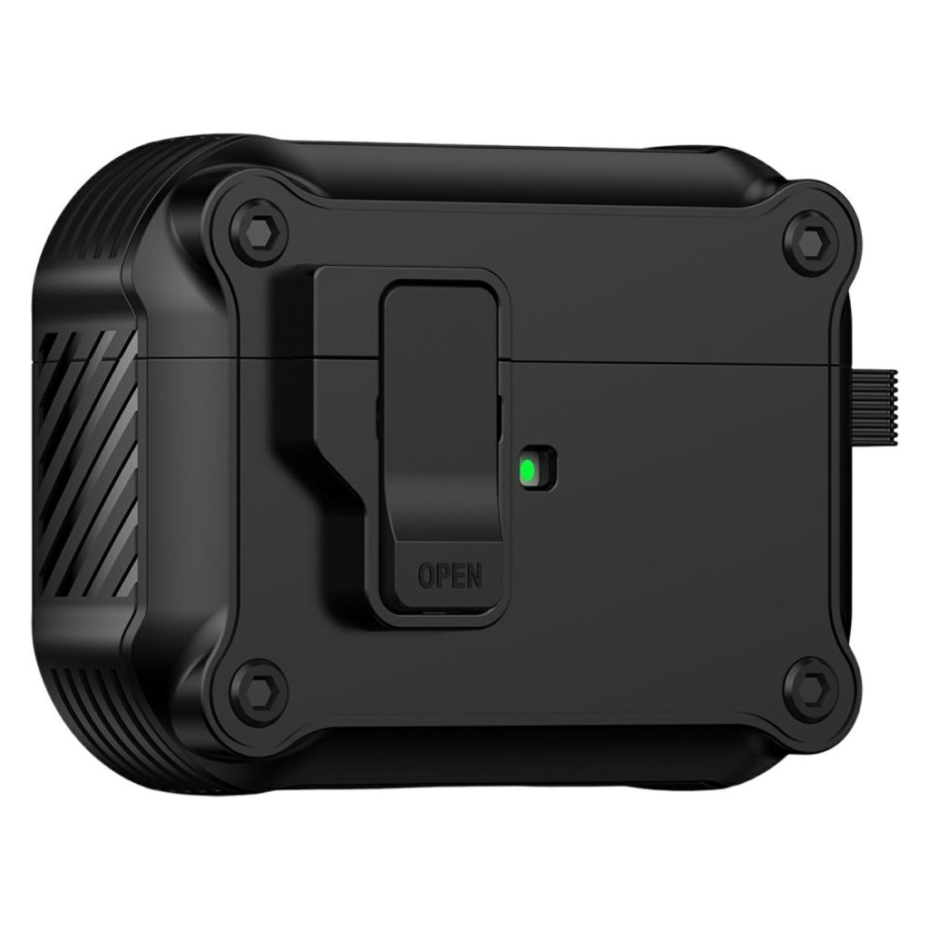 Apple AirPods Pro 3 Cover med Karabinhage - Sort