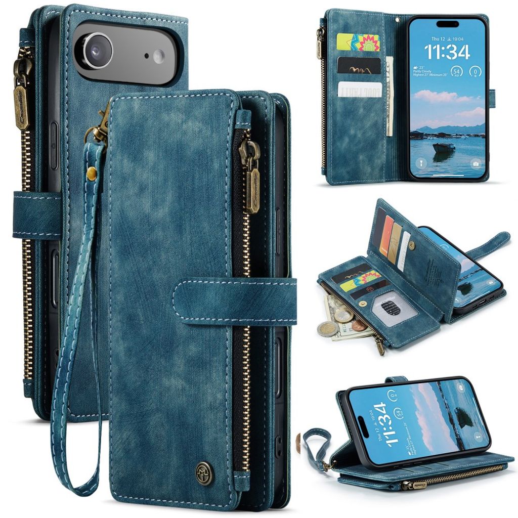 CASEME iPhone Air Etui med Stativ - Blå