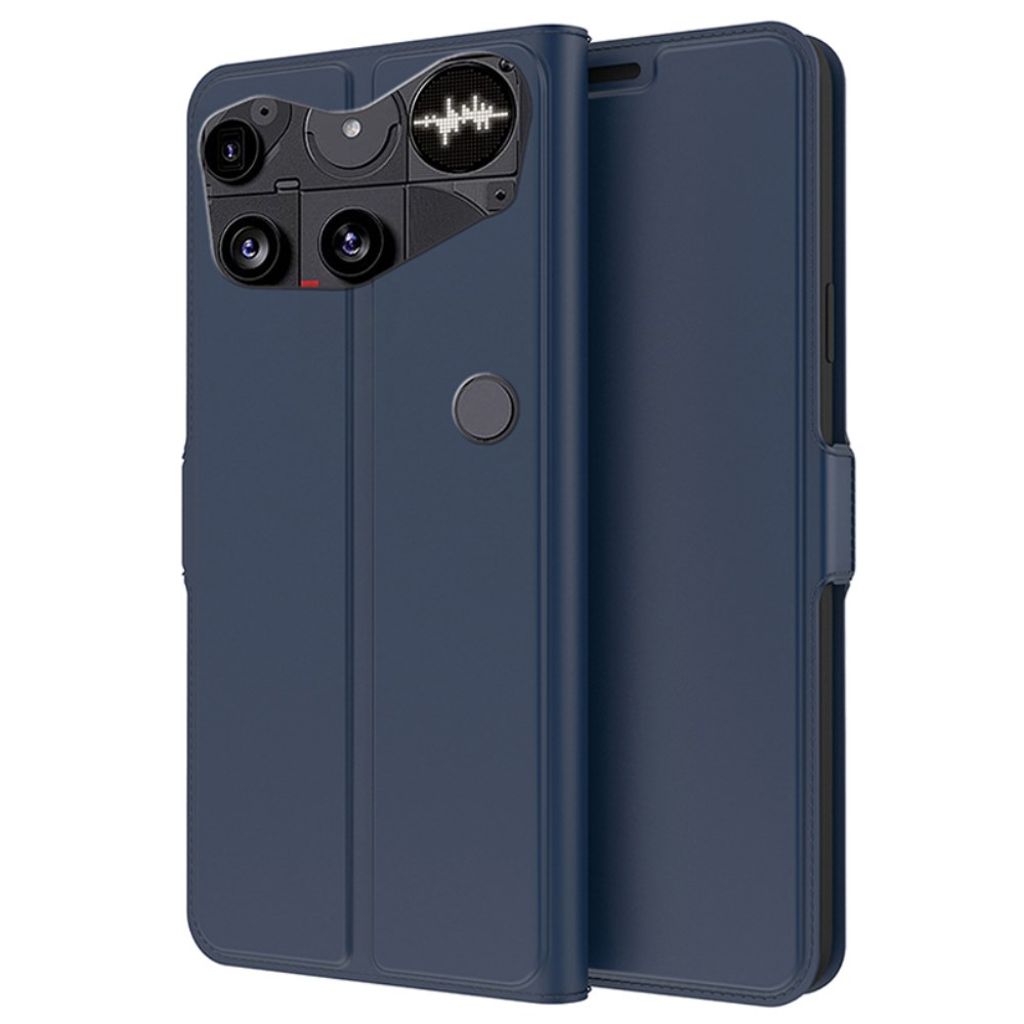 Nothing Phone (3) 5G Wallet Cover Card Holder Stand - Blue