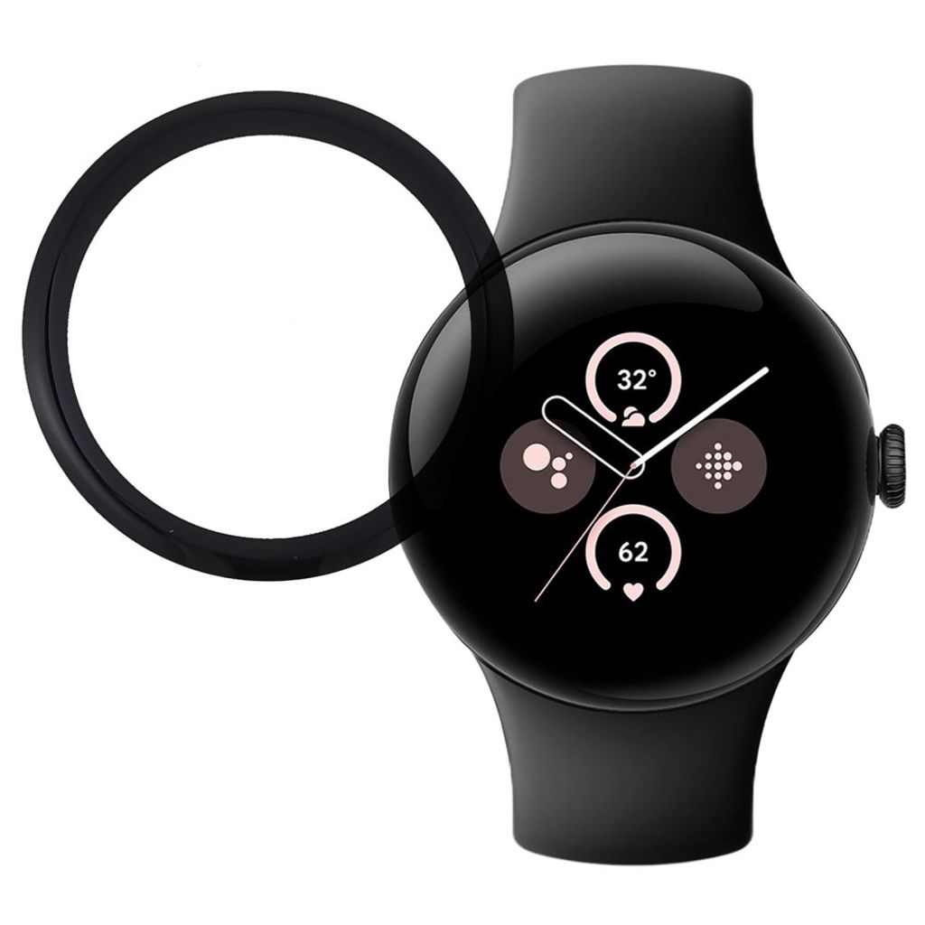 Google Pixel Watch 3 41 mm näytönsuoja mustalla reunalla