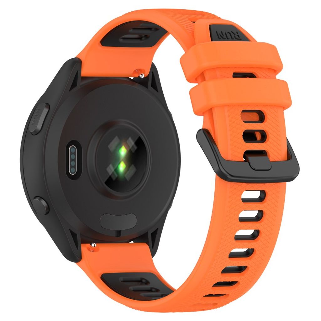 Garmin Forerunner 265S Klockarmband Tvåfärgat - Orange/Svart