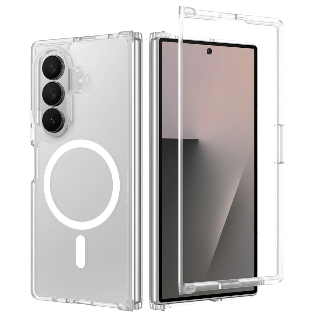Samsung Galaxy Z Fold8 Ultra MagSafe cover med akrylbagside - Gennemsigtig