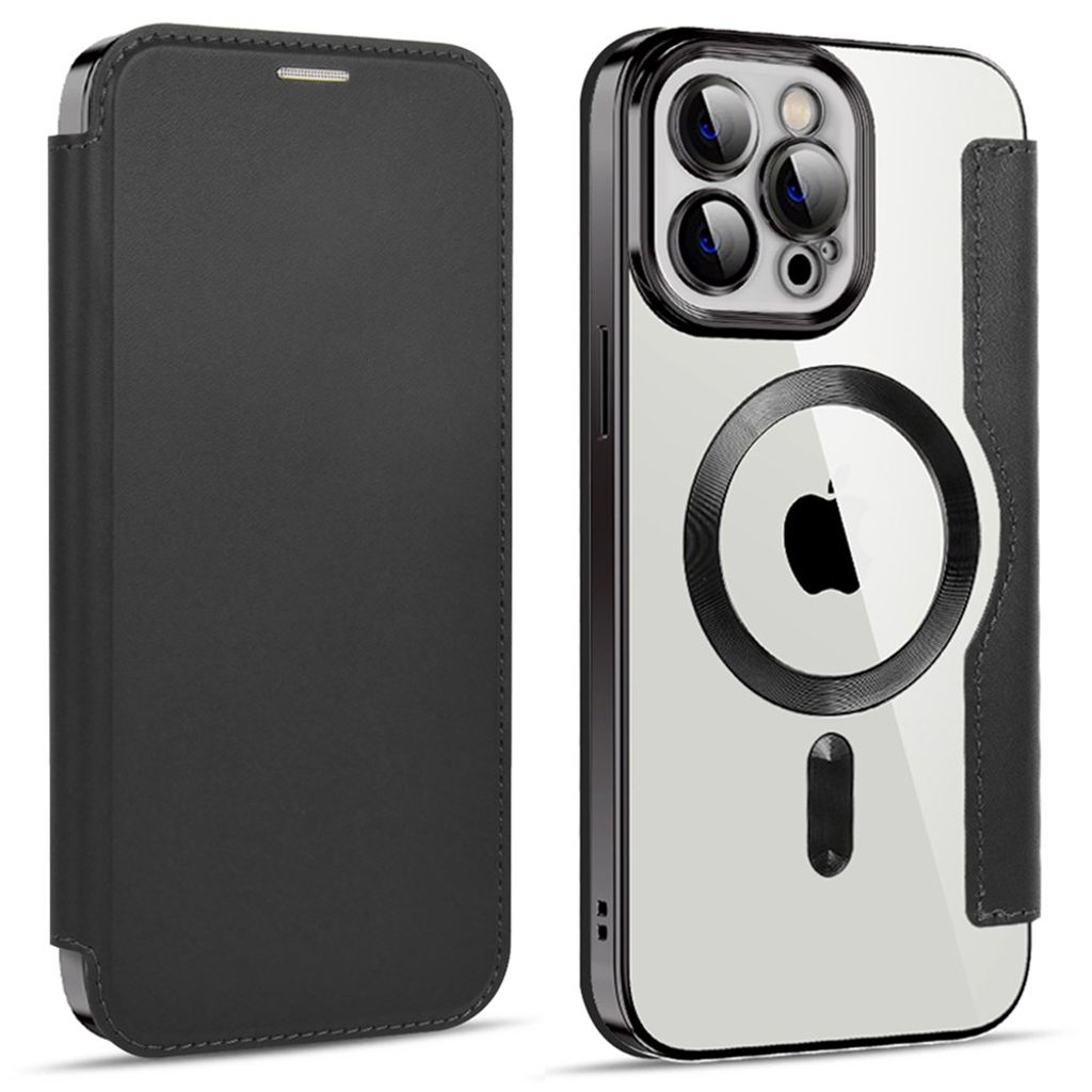 iPhone 12 Pro Max Kotelo MagSafe - Musta