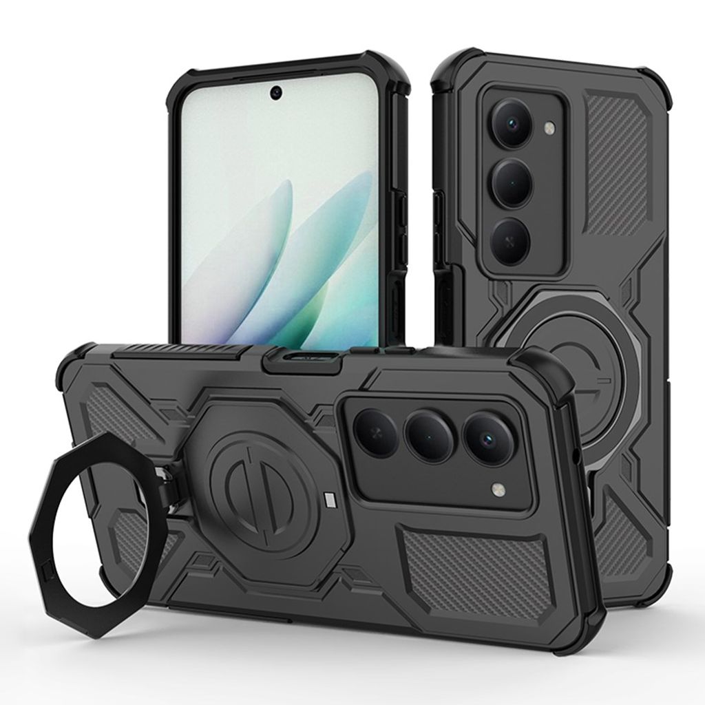 Xiaomi Redmi 15 5G Case with rotating stand - Black