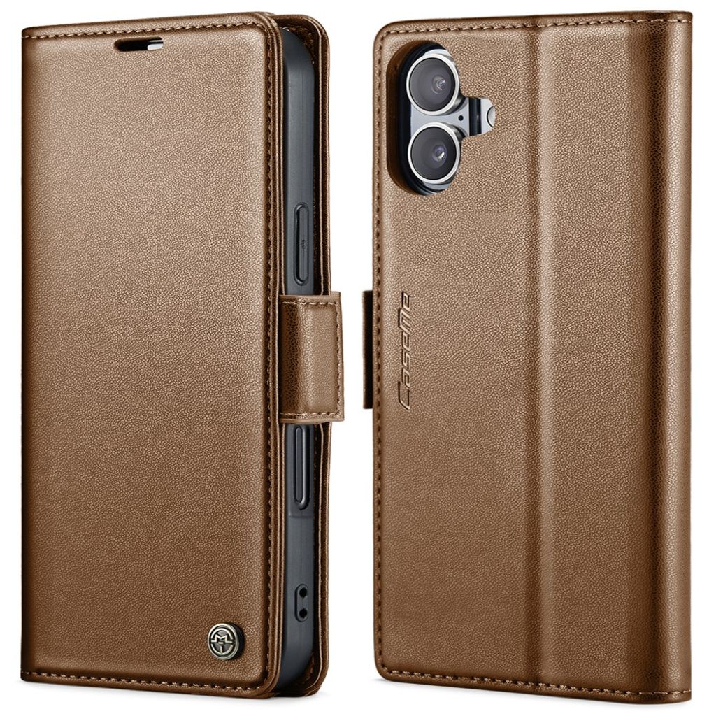 CASEME iPhone 16 Plus Cover with Card Slots - Brown