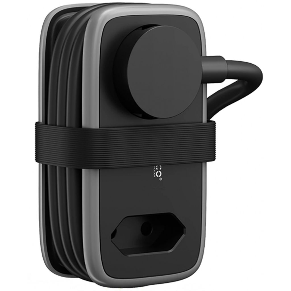Orico APP-strømskinne 2x strømuttak / 2x USB-A / 1x USB-C 15,5W - svart/grå