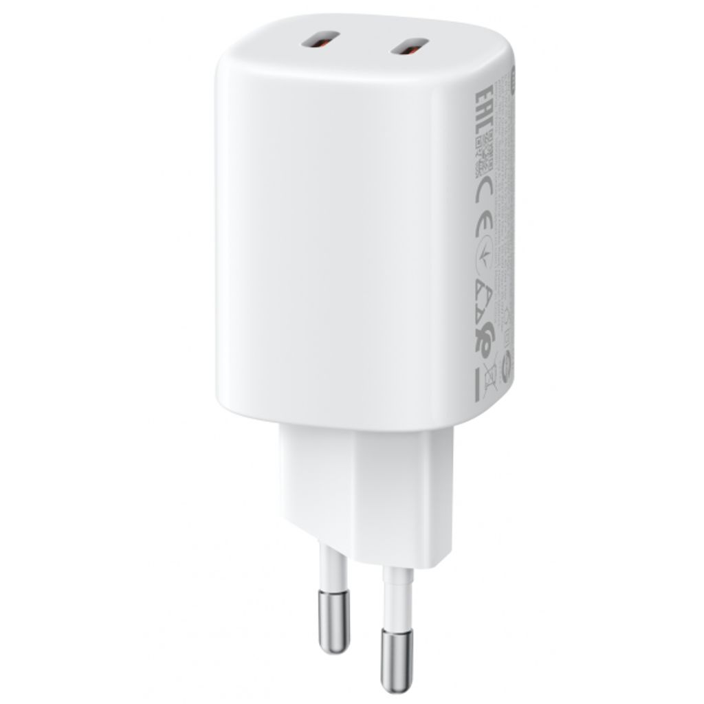 Xiaomi Nano Turbo -seinälaturi 45W, 2 x USB-C – Valkoinen