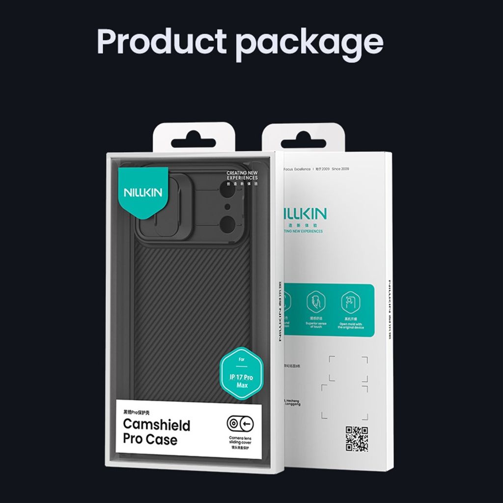 NILLKIN iPhone 17 Pro Max Deksel - Grå