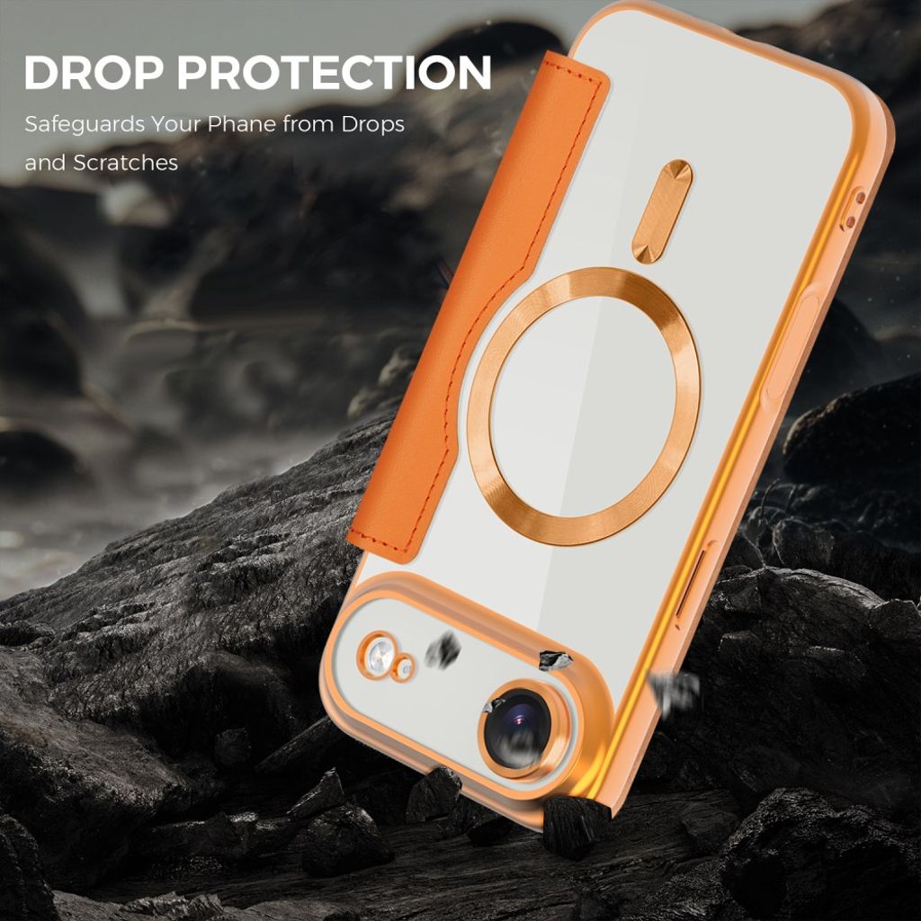 iPhone Air MagSafe RFID-Blokerende Pungetui - Orange