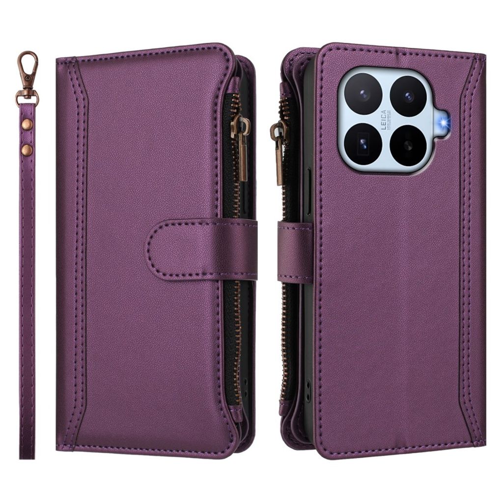 Xiaomi 17T Pro Lompakkokotelo 9 korttipaikalla - Violetti