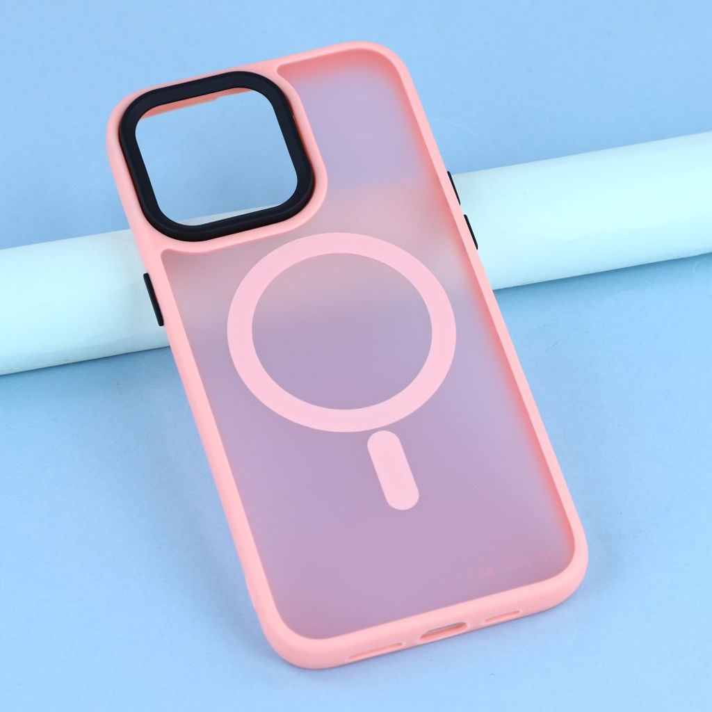 iPhone 12 Pro Max Cover MagSafe kompatibel - Lyserød