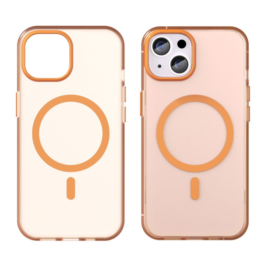 iPhone 13 Kuori MagSafe-yhteensopiva - Oranssi