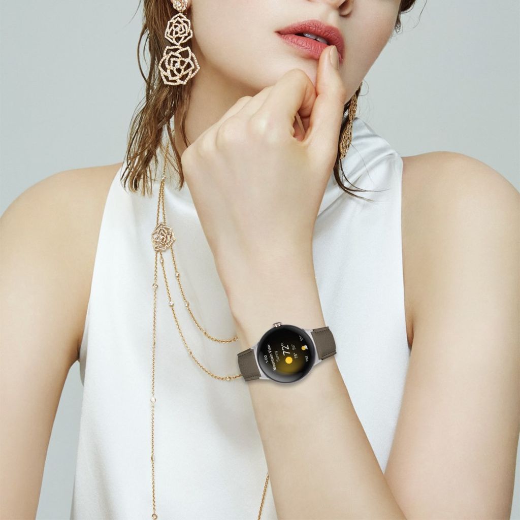 Google Pixel Watch 4 41 mm jne. kellonranneke nahkaa - harmaa