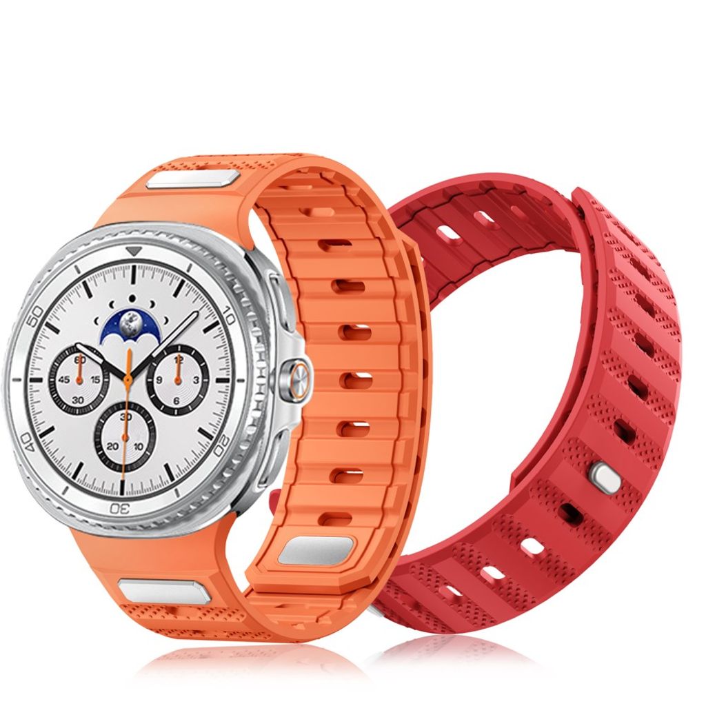 Samsung Galaxy Watch9/9 Classic/8/8 Classic Magnetisk silikon klokkerem - Olivgrønn