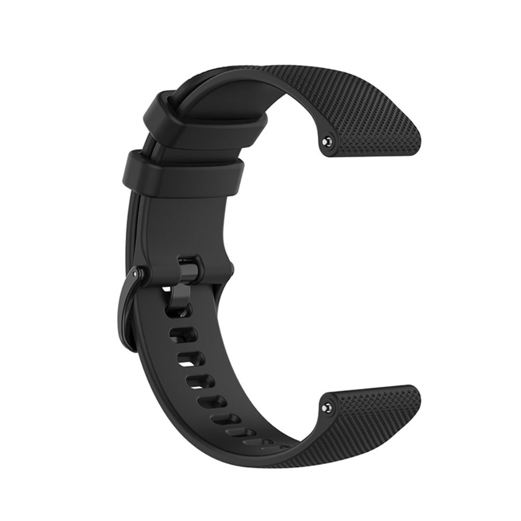 Samsung Gear S3 Classic/Frontier ja muut kellonrannekkeet silikoni – musta