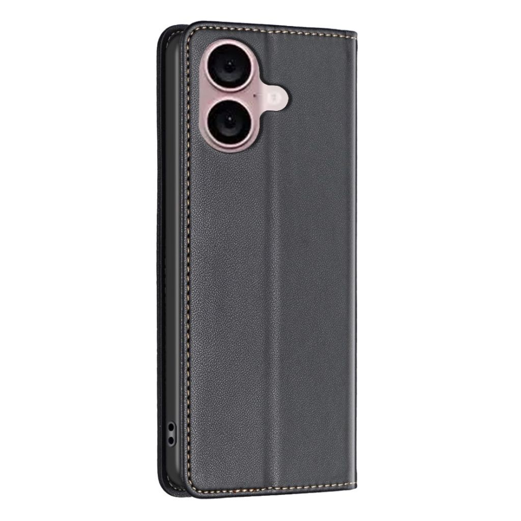 BINFEN COLOR iPhone 16 Plus Wallet Cover Magnetic Closure – Black