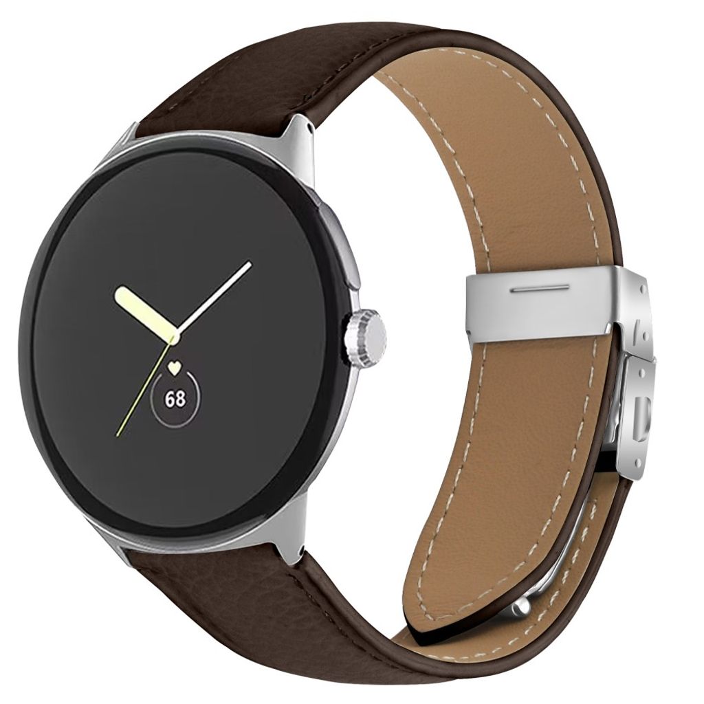 Google Pixel Watch 4 41 mm jne. kellonranneke nahkaa - ruskea