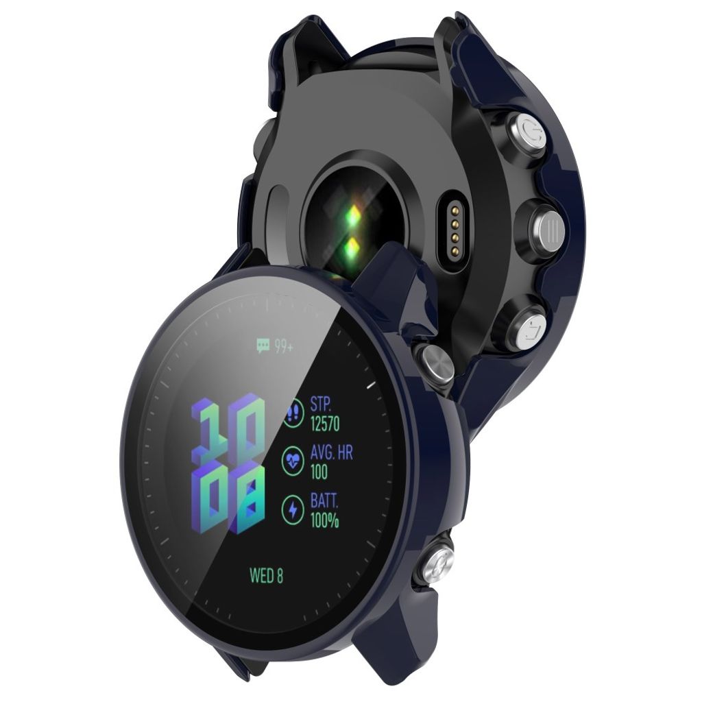 Garmin Forerunner 955 Skal med Skärmskydd - Mörkblå