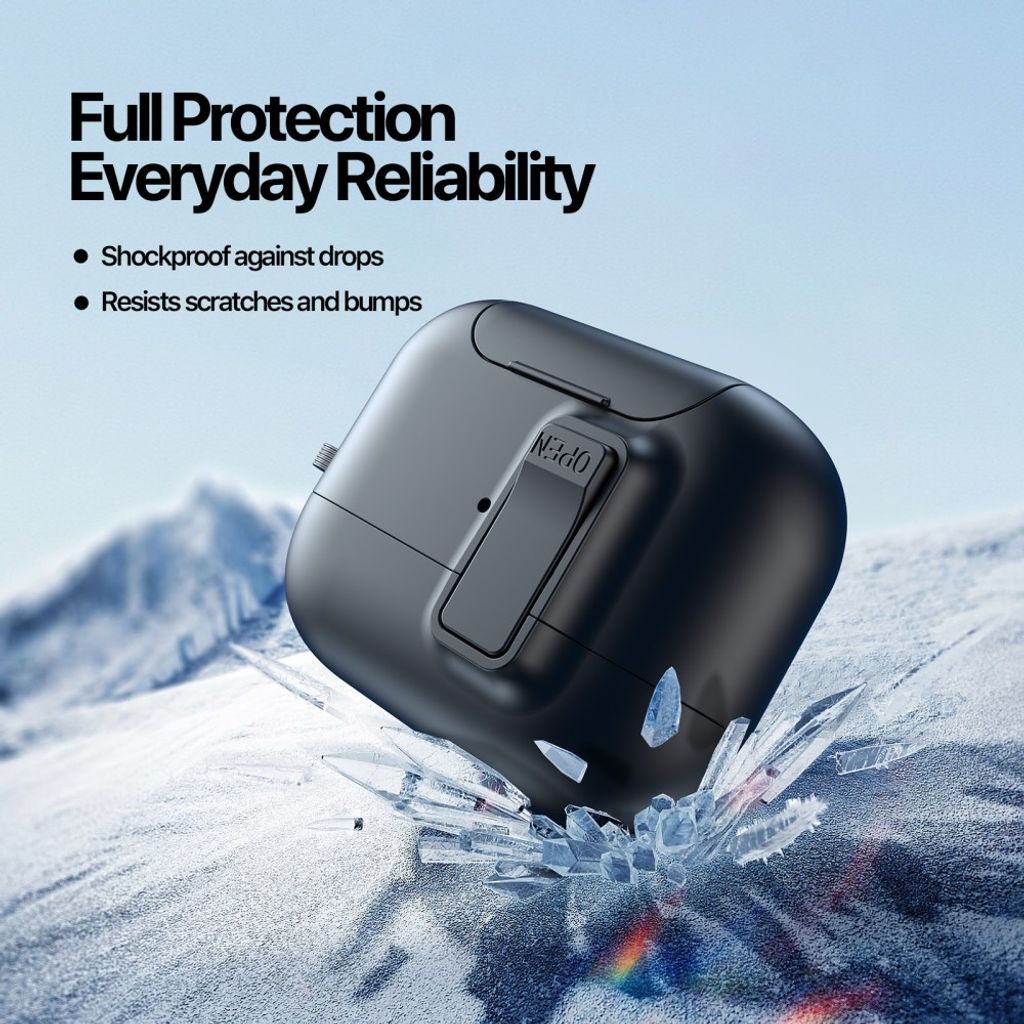 DUX DUCIS AirPods Pro 3 hodetelefondeksel MagSafe og stativ – hvit