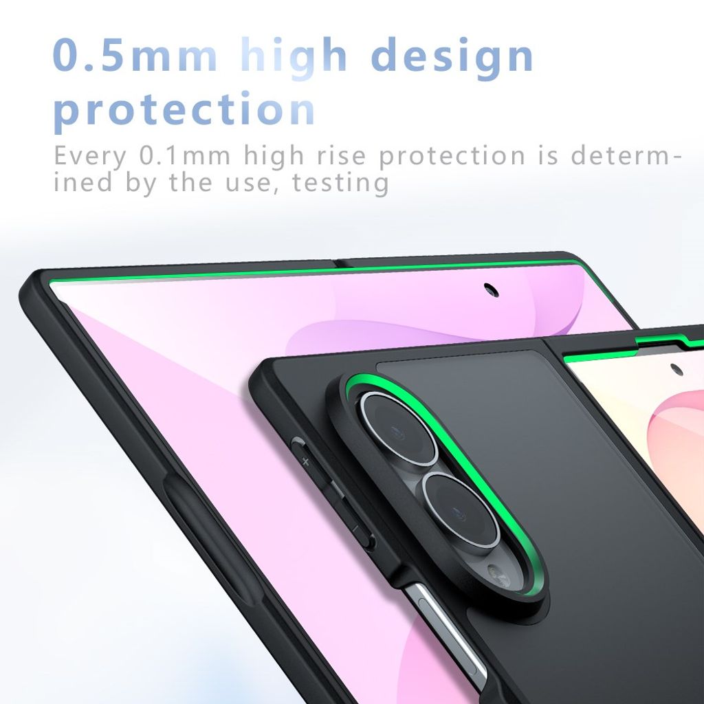 Samsung Galaxy Z Fold8 Stødsikkert Cover - Gennemsigtig