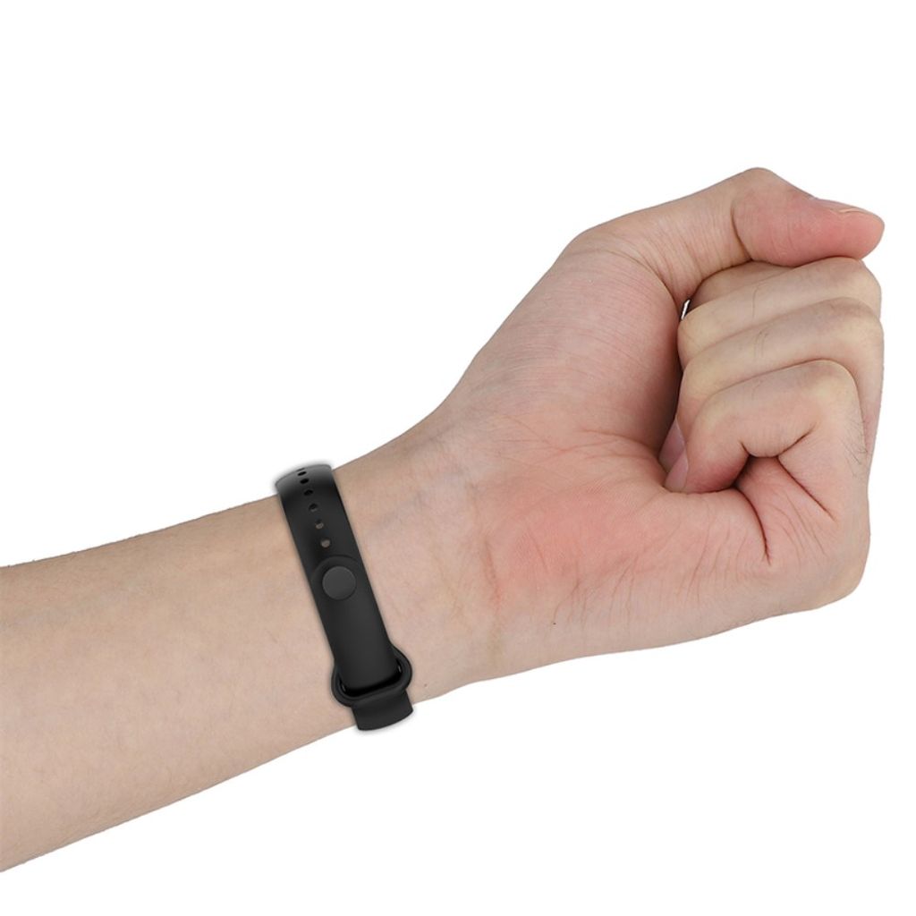 Xiaomi Mi Band 7/6/5 TPU-kellonranneke - Musta
