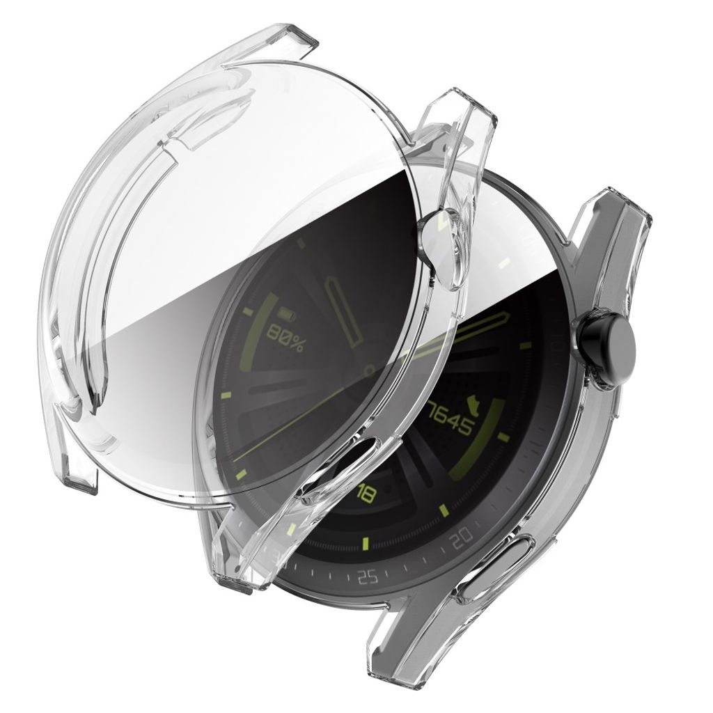 Huawei Watch GT 3 42 mm TPU-suojakuori - läpinäkyvä valkoinen