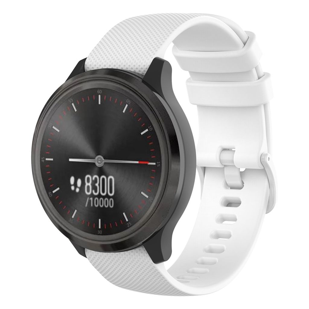 Garmin Vivomove 3S/Vivoactive 4S/GarminActive S Watch Band - White