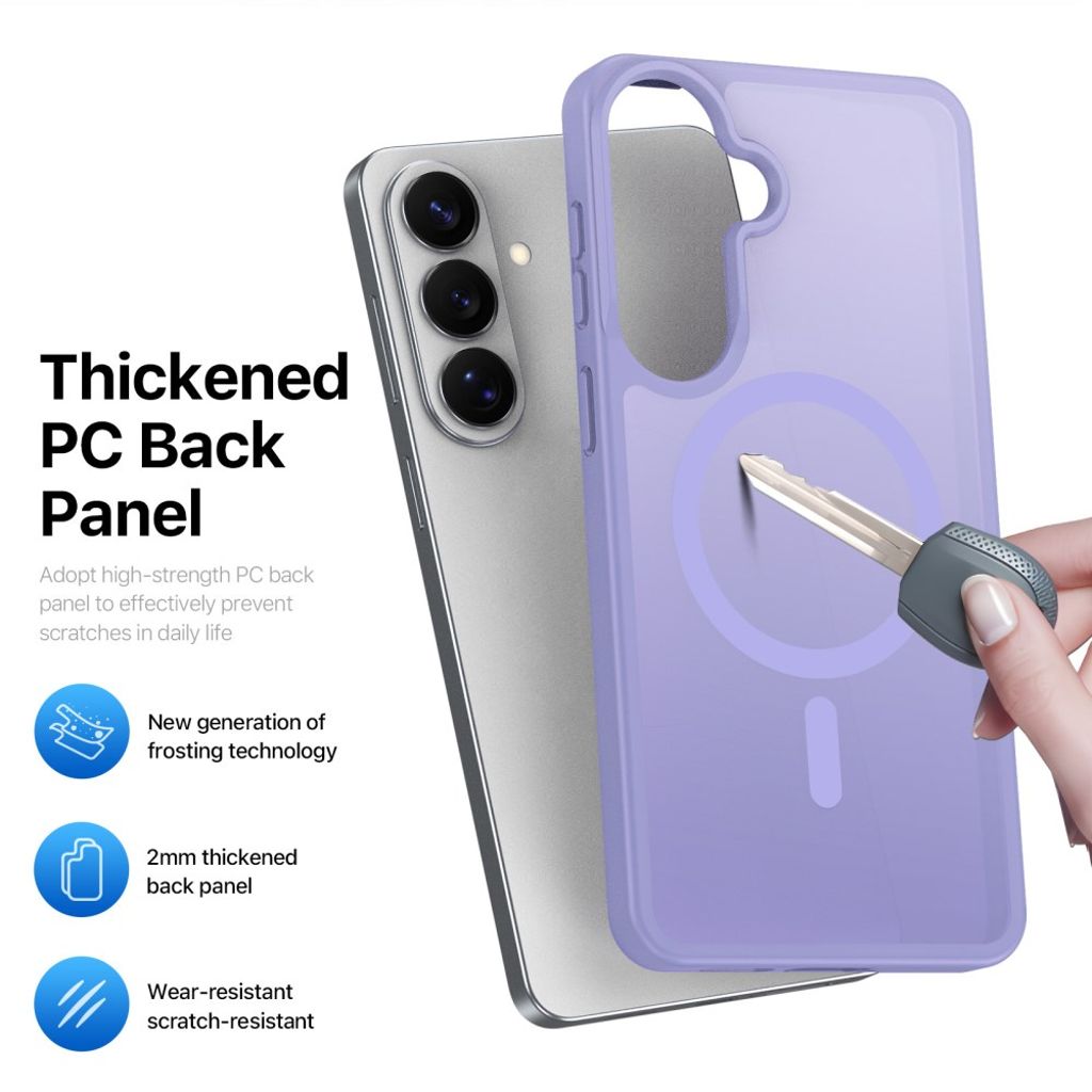 DUX DUCIS Samsung Galaxy S26 MagSafe-skal – Ljuslila