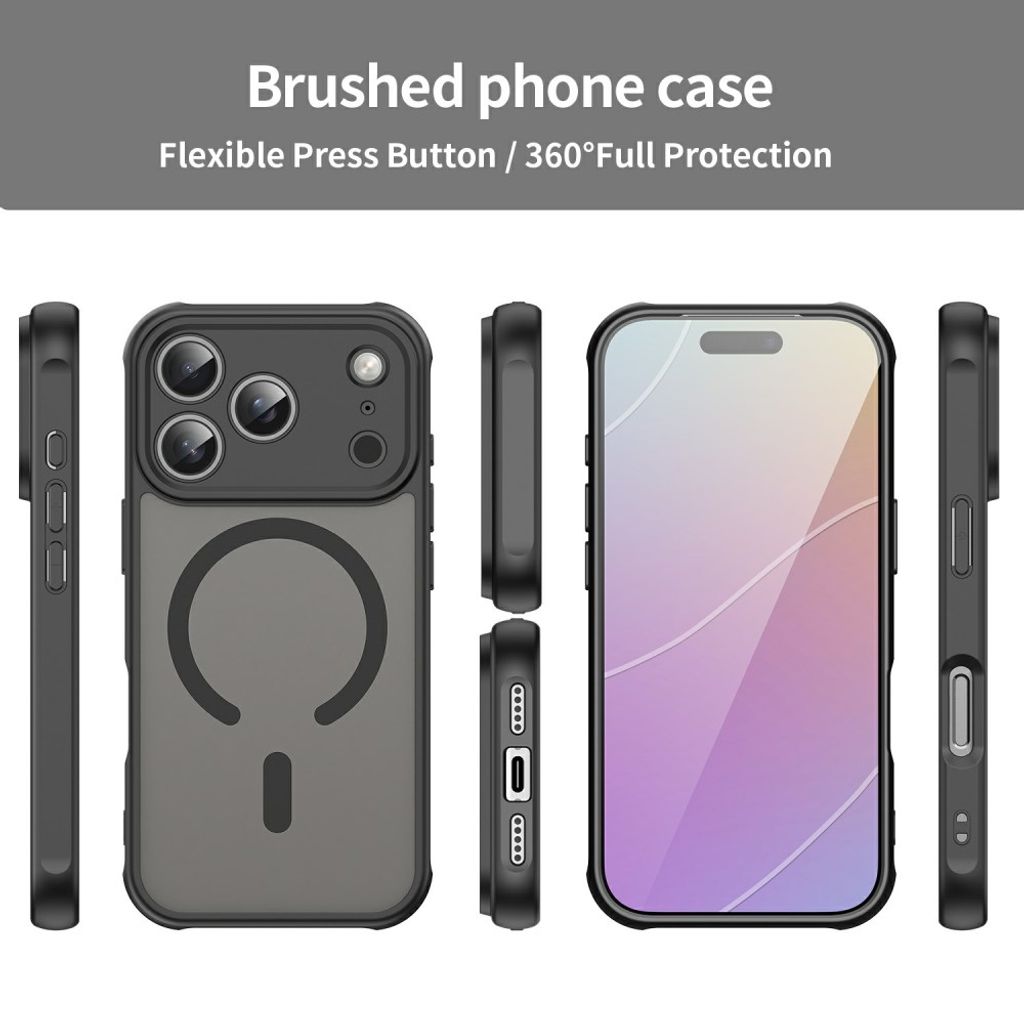 iPhone 18 Pro Max / 17 Pro Max MagSafe Deksel - Svart