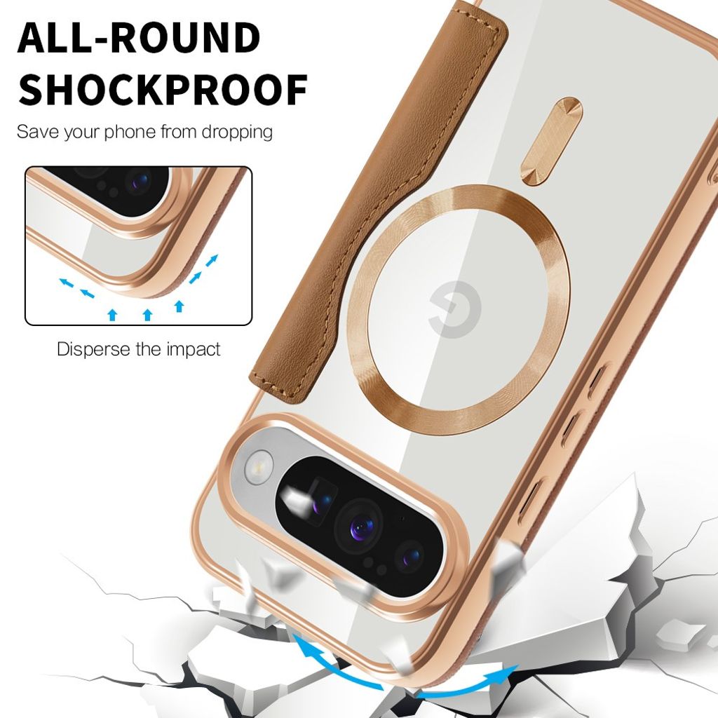 Google Pixel 10 / 10 Pro Etui med MagSafe - Brun