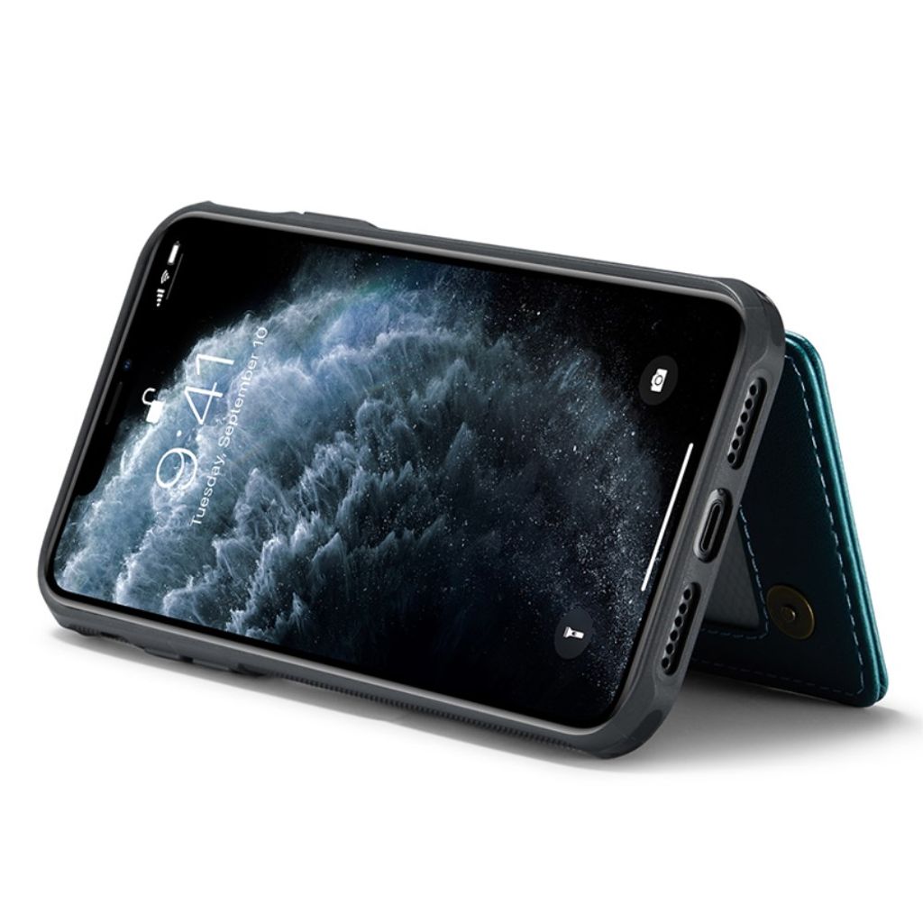 CASEME iPhone 11 Pro Cover med 5 Kortplads - Grøn