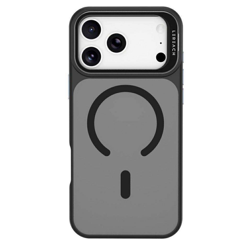 LEREACH iPhone 18 Pro Max/17 Pro Max MagSafe Kuori jalustalla - Musta