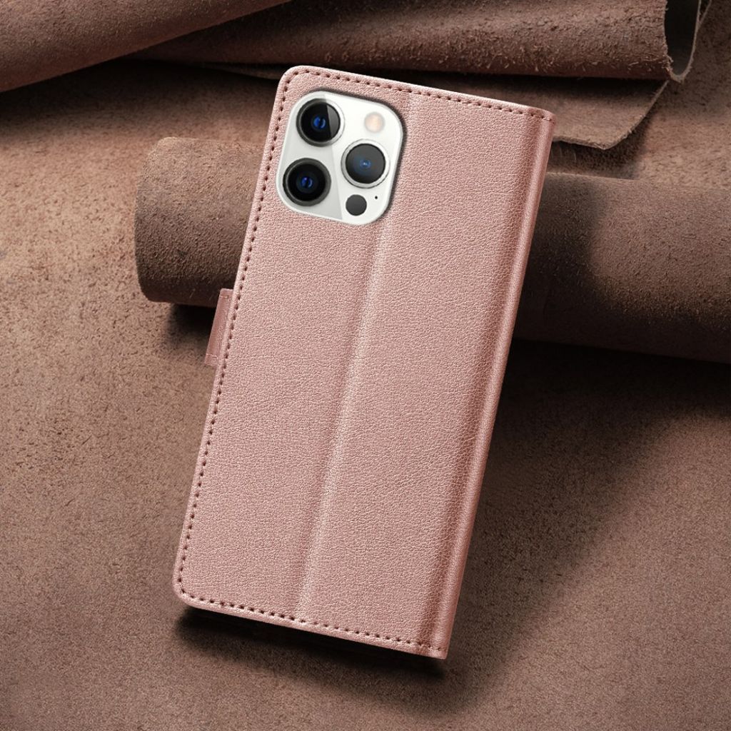 BINFEN COLOR iPhone 12 / 12 Pro Etui - Rose guld