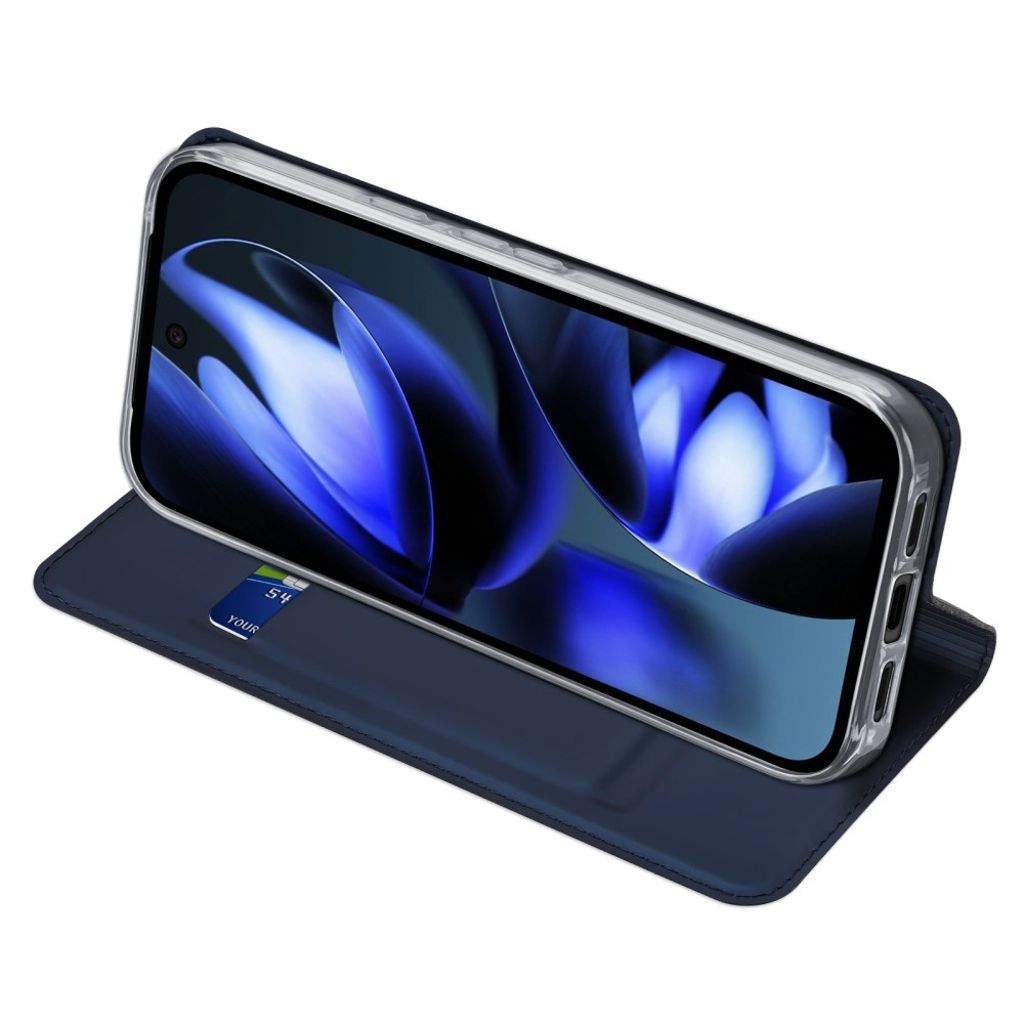 DUX DUCIS Google Pixel 10a Plånboksfodral Stativ Korthållare – Blå