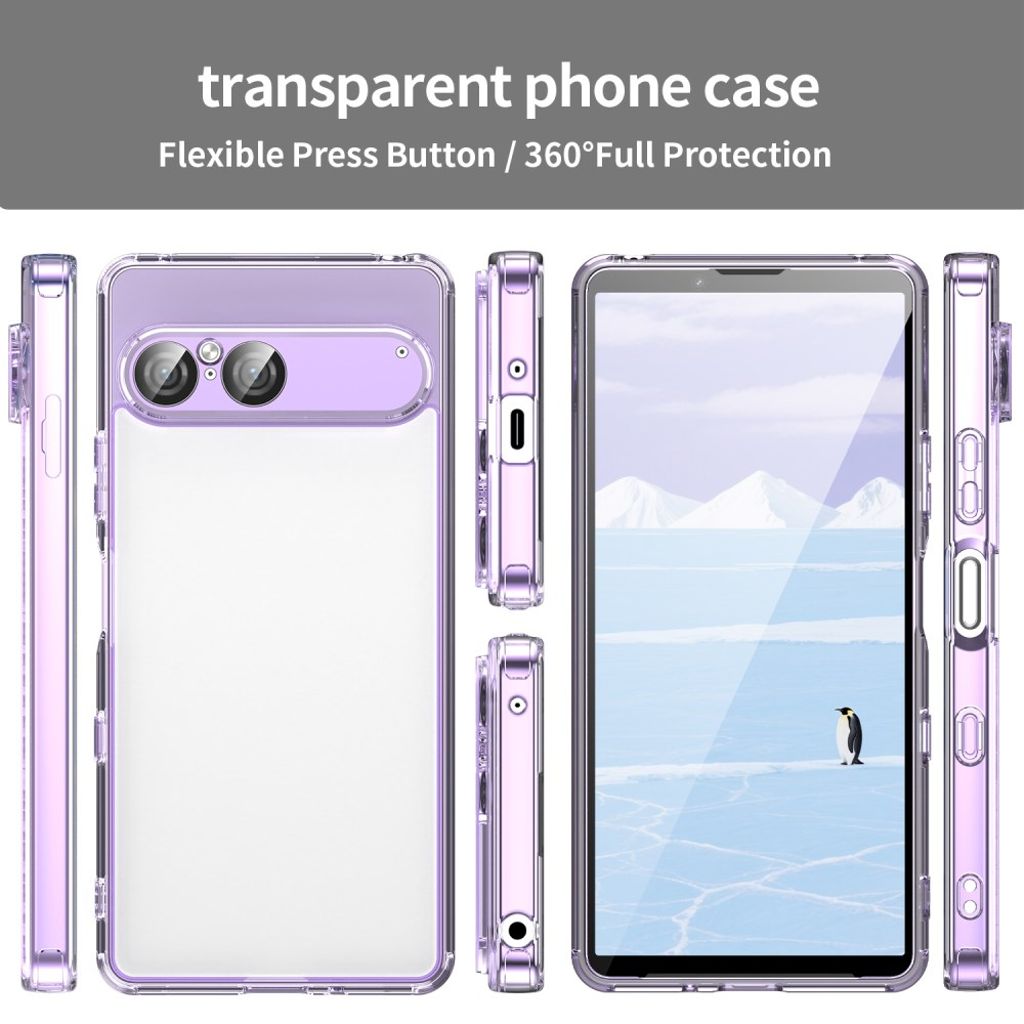 Sony Xperia 10 VII Skal i akryl - Lila