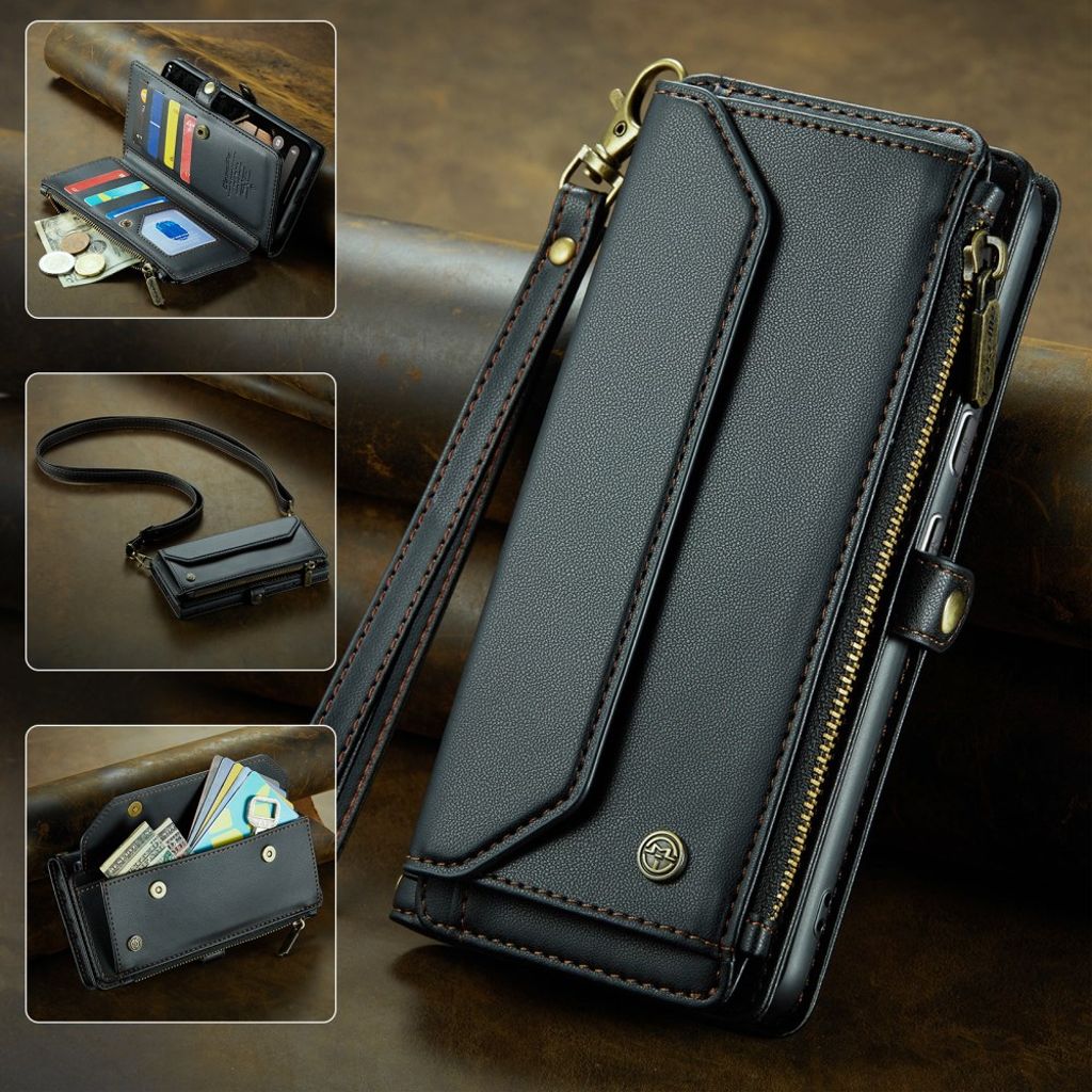 CASEME Google Pixel 10 Pro XL Fodral med 10 Kortfack - Svart
