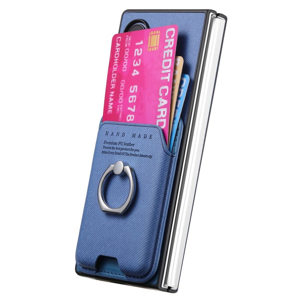 Samsung Galaxy Z Fold8 Ultra MagSafe Kuori irrotettavalla Kortin haltija - Sininen