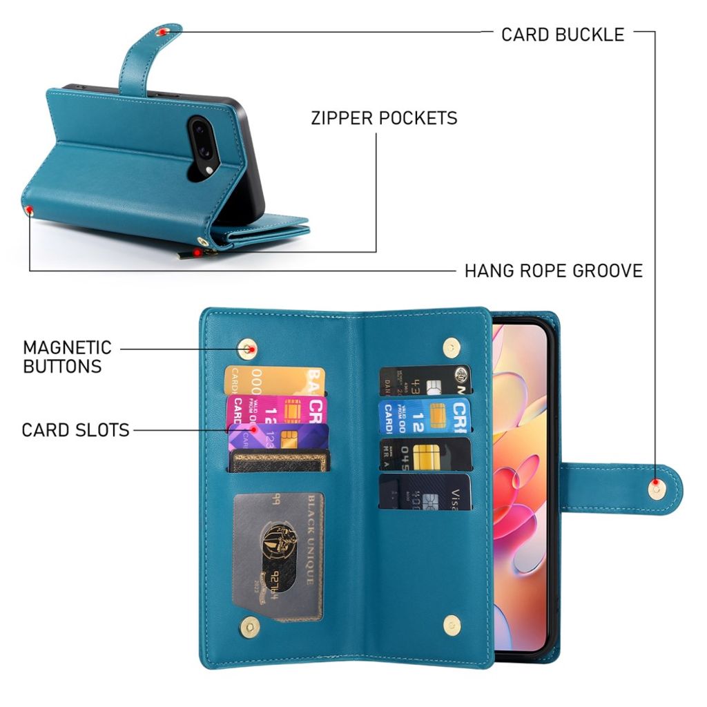 Samsung Galaxy A17 5G / A26 5G Etui med Bærerem - Blå