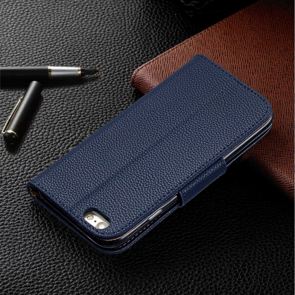 iPhone 6/6s Plånboksfodral med Kortfack - Mörkblå