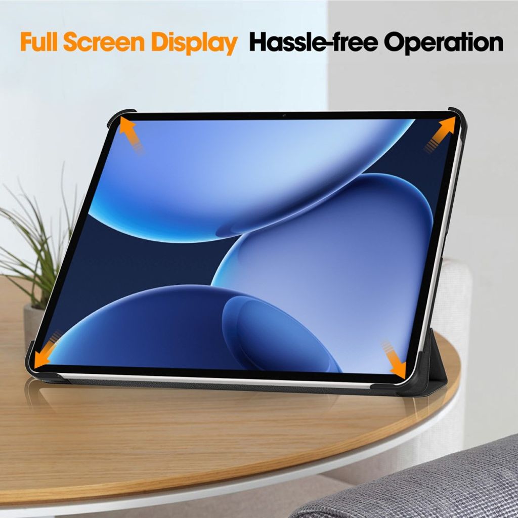 OnePlus Pad 3 / Pad 2 Pro / Oppo Pad 4 Pro Cover with Stand - Black