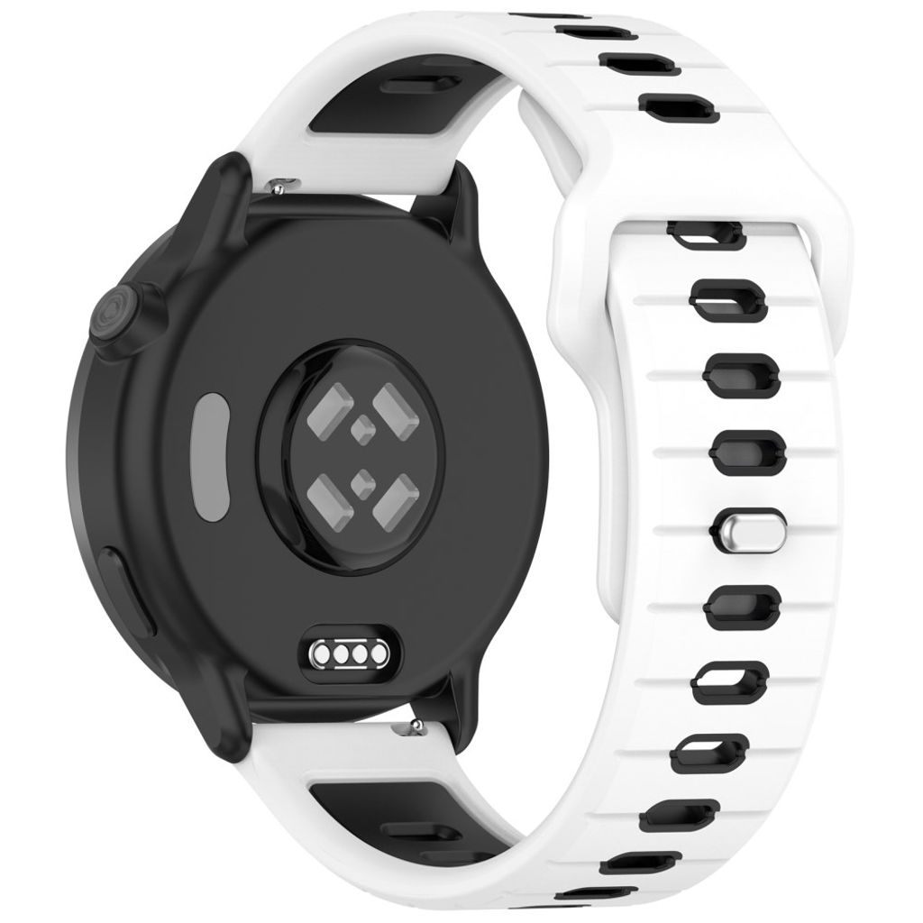 Garmin Vivoactive 6/Approach S50/Venu etc. Watch Band – White/Black