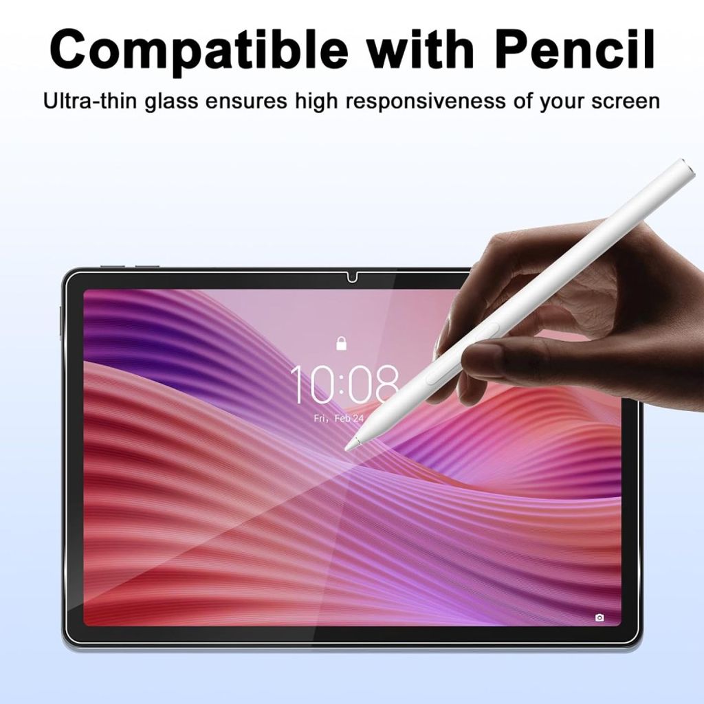 Lenovo Tab 10.1 (2025) Deksel TPU + Herdet Glass Skjermbeskytter - Gjennomsiktig