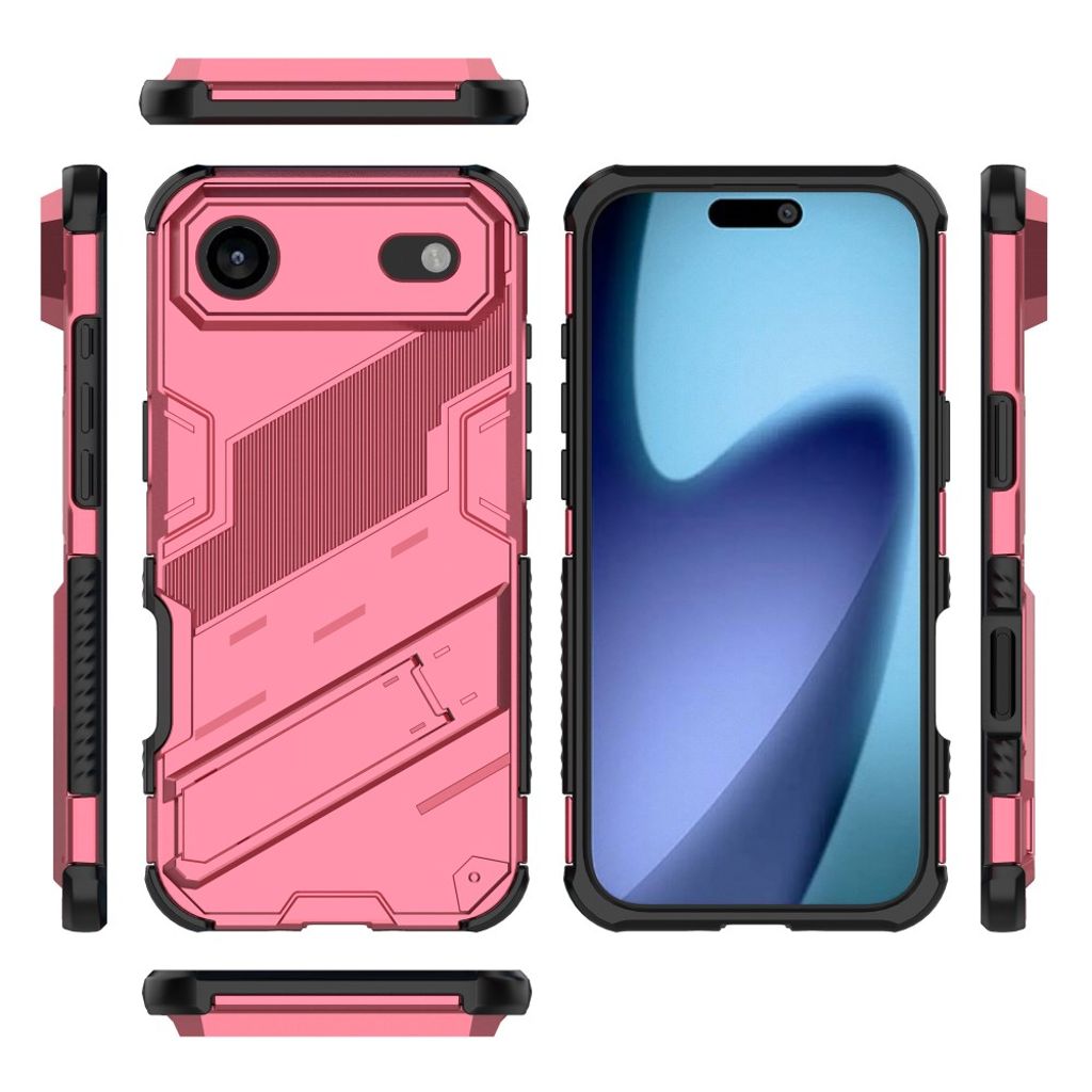 iPhone Air Cover med Stativ - Lyserød