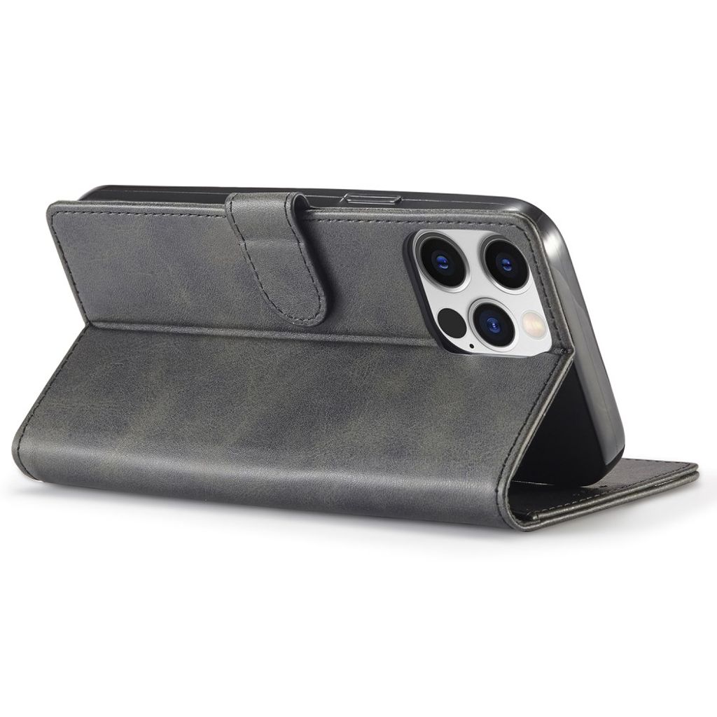 LC.IMEEKE iPhone 15 Pro Max Lompakkokotelo - Musta