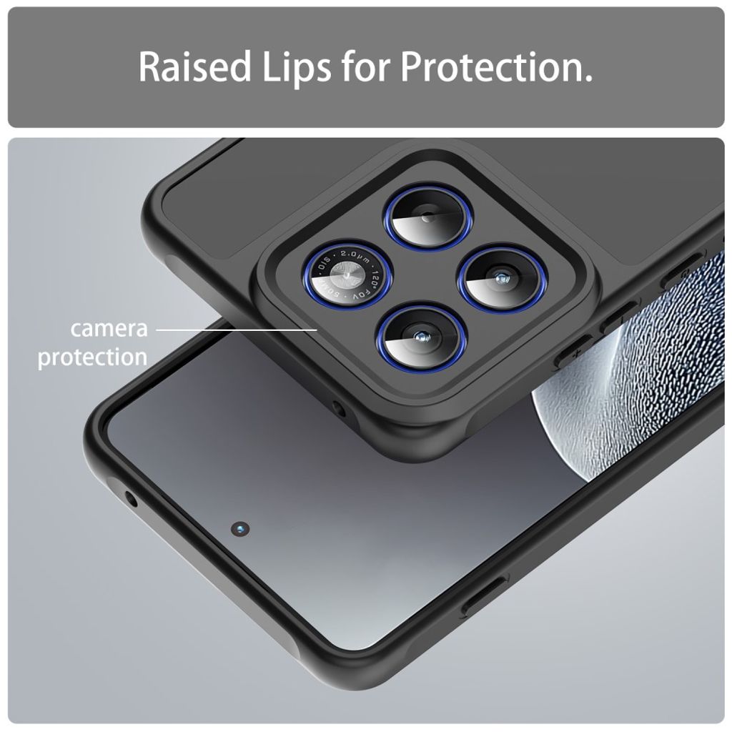 Motorola Edge 70 5G Case Drop Proof Frosted PC/TPU Airbag - Black