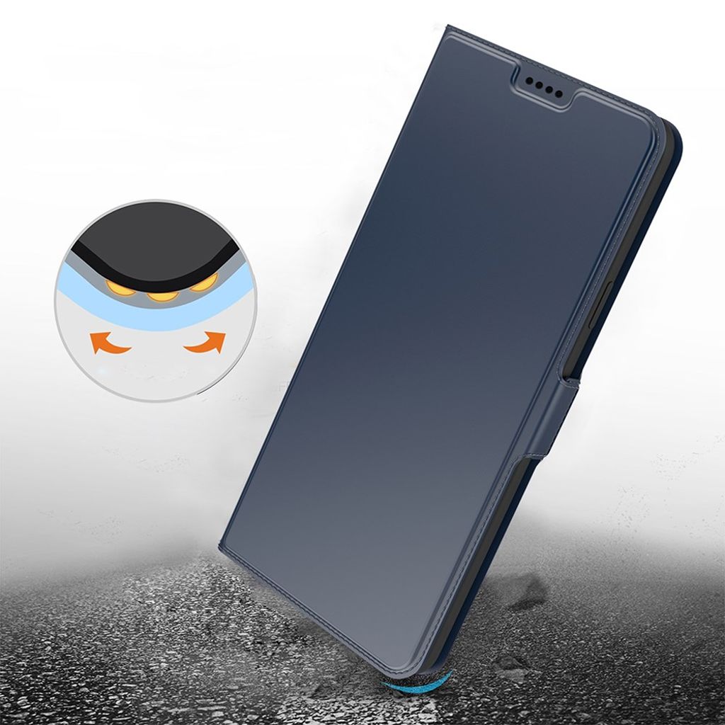 Sony Xperia 1 VII Fodral med Stativ - Blå