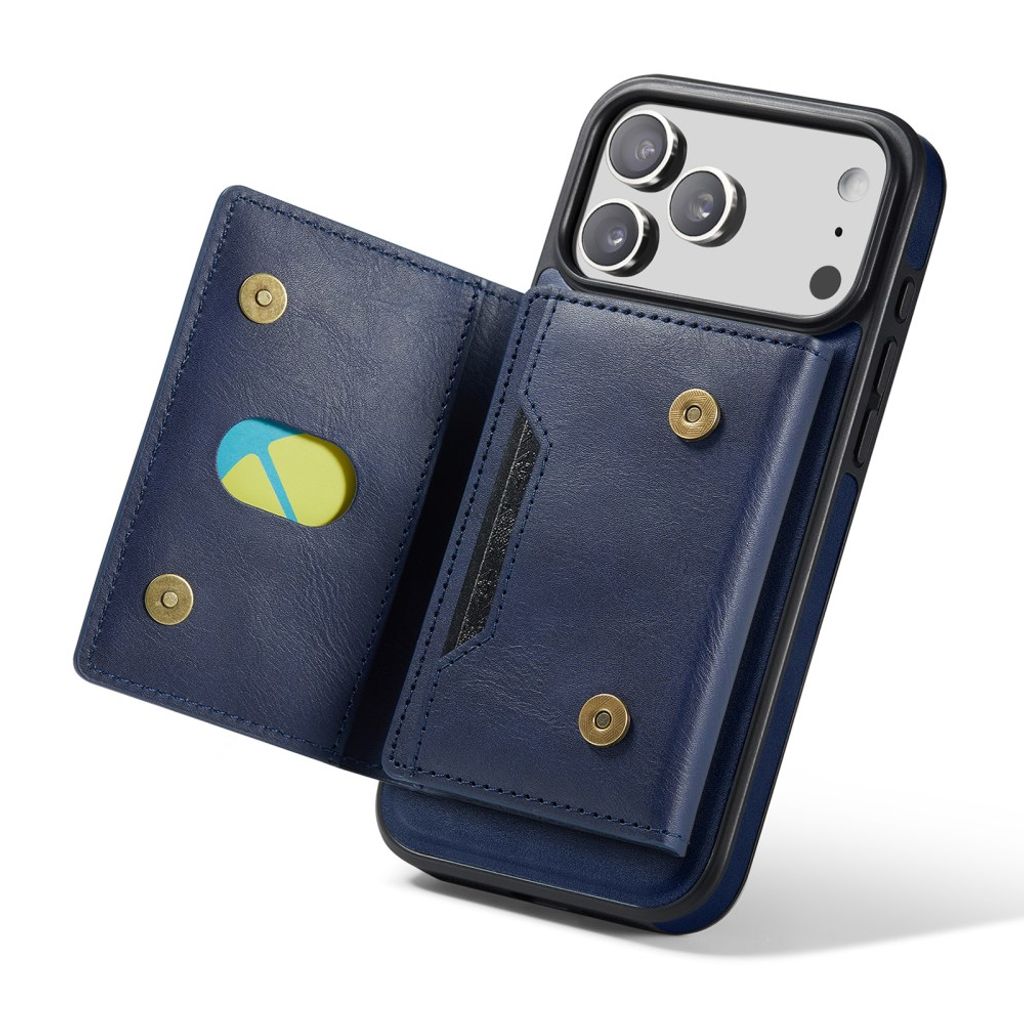 MAGKING iPhone 18 Pro Max/17 Pro Max MagSafe Kuori irrotettavalla lompakolla - Sininen