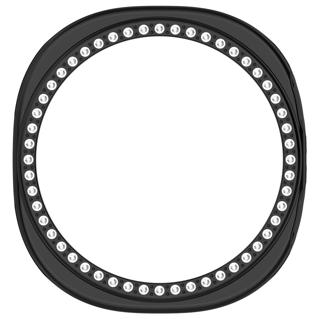 Samsung Galaxy Watch9 40mm Deksel med rhinsteiner - Svart