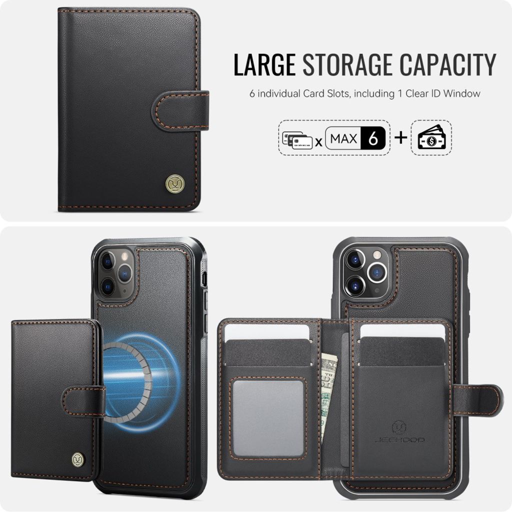 JEEHOOD iPhone 11 Pro Cover med MagSafe - Sort
